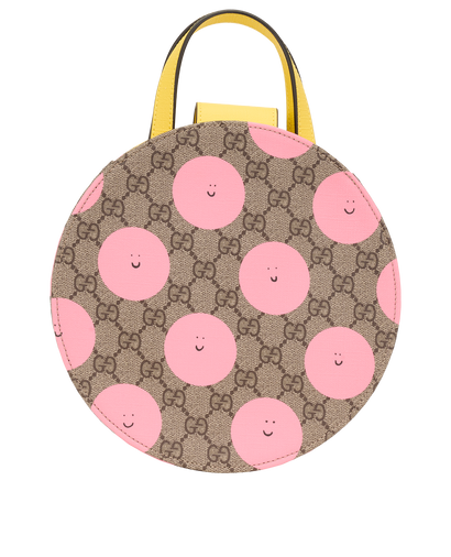 x Euan Roberts GG Round Tote, &pound;295, Handbags, Beige/Pink, Canvas, Front view